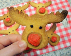 Rudolph the red nosed reindeer koekjes