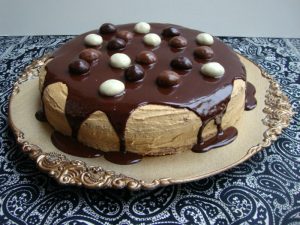 Speculoos taart met chocolade kruidnoten