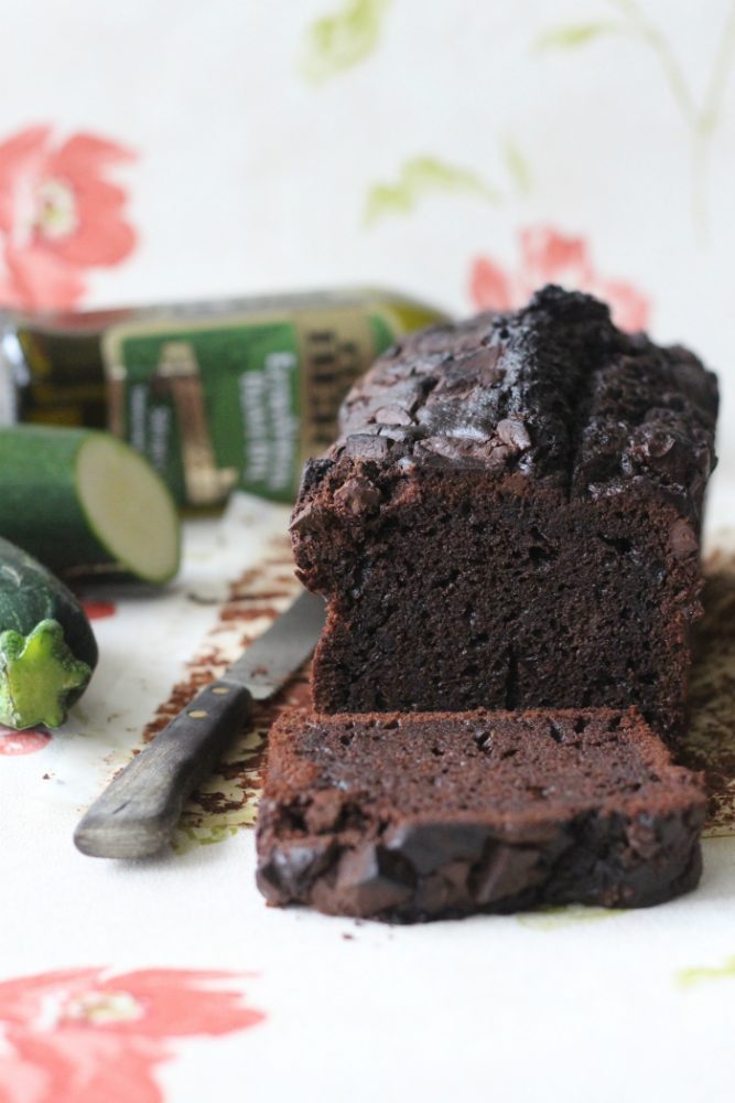 chocolade courgette cake